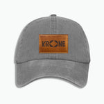 K25 CAP LEATHER GREY