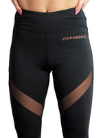 Mesh Gym Leggings - Black